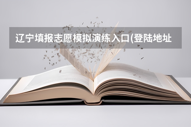 辽宁填报志愿模拟演练入口(登陆地址)（辽宁高考志愿模拟系统,辽宁高考志愿模拟填报网址）