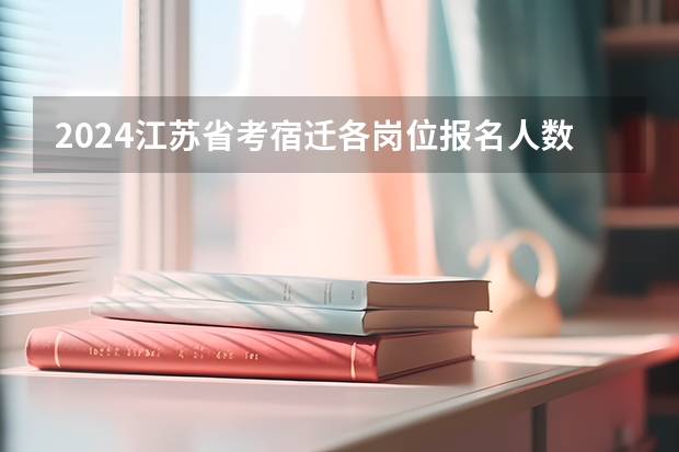 2024江苏省考宿迁各岗位报名人数（2023江苏省美术统考人数）