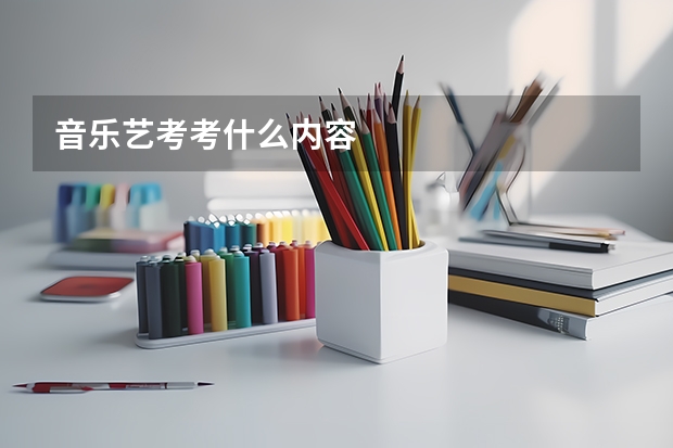 音乐艺考考什么内容